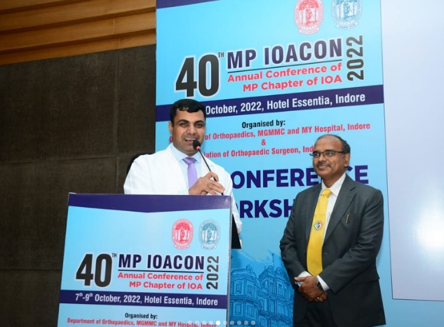 Best city chapter award for our work in feild of orthopaedics